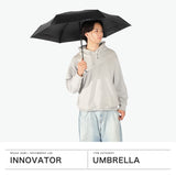【日本正規品】 イノベーター 折りたたみ傘 メンズ レディース 軽量 晴雨兼用 innovator 傘 折りたたみ 日傘 コンパクト カラビナ UVカット 遮光 遮熱 紫外線カット 53cm 内側 黒 コンパクト折りたたみ傘 IN-53M