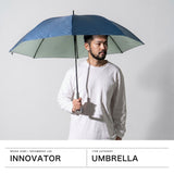 イノベーター 長傘 メンズ レディース 65cm 65 innovator おしゃれ シンプル 丈夫 雨傘 雨 日傘 晴雨兼用 ブランド 大きめ 大きいサイズ 傘 ジャンプ ジャンプ傘 自動 ワンタッチ 片手 晴雨兼用日傘 IN-65AJP