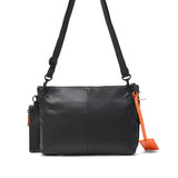 IS/IT ショルダーバッグ メンズ 斜めがけバッグ 小さめ イズイット かっこいい ブランド 斜めがけ 革 軽量 B5 ショルダー バッグ レザー 本革 牛革 2WAY クラッチ ポーチ付き ミニ DISH ディッシュ 945101