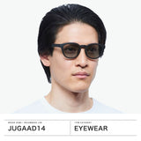 【正規品30日保証】 ジュガードフォーティーン サングラス メンズ レディース おしゃれ 偏光 調光 jugaad14 軽量 UVカット 偏光調光 偏光レンズ 調光レンズ ウェリントン 鯖江 日本製 OCEAN GRIP MATTE オーシャン 122500702