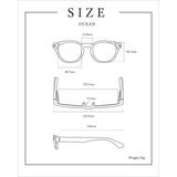 【正規品30日保証】 ジュガードフォーティーン サングラス メンズ レディース おしゃれ 偏光 調光 jugaad14 軽量 UVカット 偏光調光 偏光レンズ 調光レンズ ウェリントン 鯖江 日本製 OCEAN GRIP MATTE オーシャン 122500702