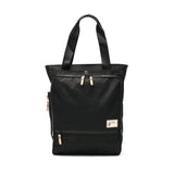 Mustash on-time tote bag Men's ladies za with zipper MOUSTACHE ON TIME Backpack Vertical Brand business commuting to school A4 Nylon Notebook PC 2WAY Rucksack 2WAY Tote Tote business trip JKA-2011