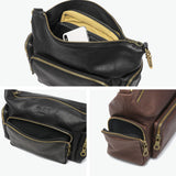 【日本正規品】 ジャスエムビー ショルダーバッグ メンズ レディース 斜めがけバッグ ブランド JAS M.B. 本革 レザー 牛革 革 斜めがけ 小さめ 大人 上品 2WAY A5 Oiled nubuck leather Wing Traveler S NL-003