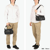 【日本正規品】 ジャスエムビー ショルダーバッグ メンズ レディース 斜めがけバッグ ブランド JAS M.B. 本革 レザー 牛革 革 斜めがけ 小さめ 大人 上品 2WAY A5 Oiled nubuck leather Wing Traveler S NL-003