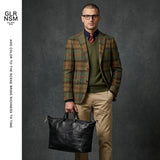 【日本正規品】 ジャスエムビー トートバッグ メンズ レディース ファスナー付き A4 大きめ JAS M.B. おしゃれ 革 ブランド カジュアル 3WAY ショルダー 旅行 日本製 Oiled nubuck leather Wing Traveler (L) NL-004