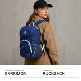 カリマー リュック レディース キッズ KARRIMOR リュックサック バッグ カジュアル 小さめ おしゃれ 通学 通勤 アウトドア ナイロン パックパック 登山 キャンプ 子ども KIDS 女の子 男の子 20L A4 cadet 20 501213