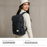 カリマー リュック メンズ レディース KARRIMOR おしゃれ A4 小さめ 軽量 カジュアル バッグ 22L 22リットル 登山 トレッキング ハイキング アウトドア バックパック かぶせ 旅行 山登り VT day pack R 501219