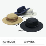 カリマー ハット メンズ レディース ストラップ KARRIMOR 帽子 夏 春夏 UVカット 大きめサイズ アウトドア おしゃれ 通気性 メッシュ 撥水 吸水速乾 抗菌防臭 汗止めテープ サイズ調整 あご紐 cord mesh hat 200188