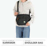 カリマー ショルダーバッグ メンズ レディース 斜めがけバッグ 大きめ KARRIMOR 斜めがけ 大人 軽量 軽い ブランド ナイロン バッグ 黒 2層 B5 15L シンプル カジュアル アウトドア 大きい VT shoulder R 501221