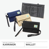 カリマー 財布 メンズ レディース ミニ KARRIMOR 三つ折り財布 三つ折り ブランド コンパクト 軽量 小さめ ミニ財布 2WAY ネックストラップ 首掛け ストラップ付き 小銭入れ アウトドア ナイロン 丈夫 VT wallet 501224