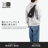 カリマー ウエストバッグ メンズ レディース ブランド ボディバッグ 軽量 アウトドア KARRIMOR ウエストポーチ 小さめ 斜め掛けバッグ ワンショルダー おしゃれ カジュアル ナイロン 旅行 A5 4L sporan 4 501255