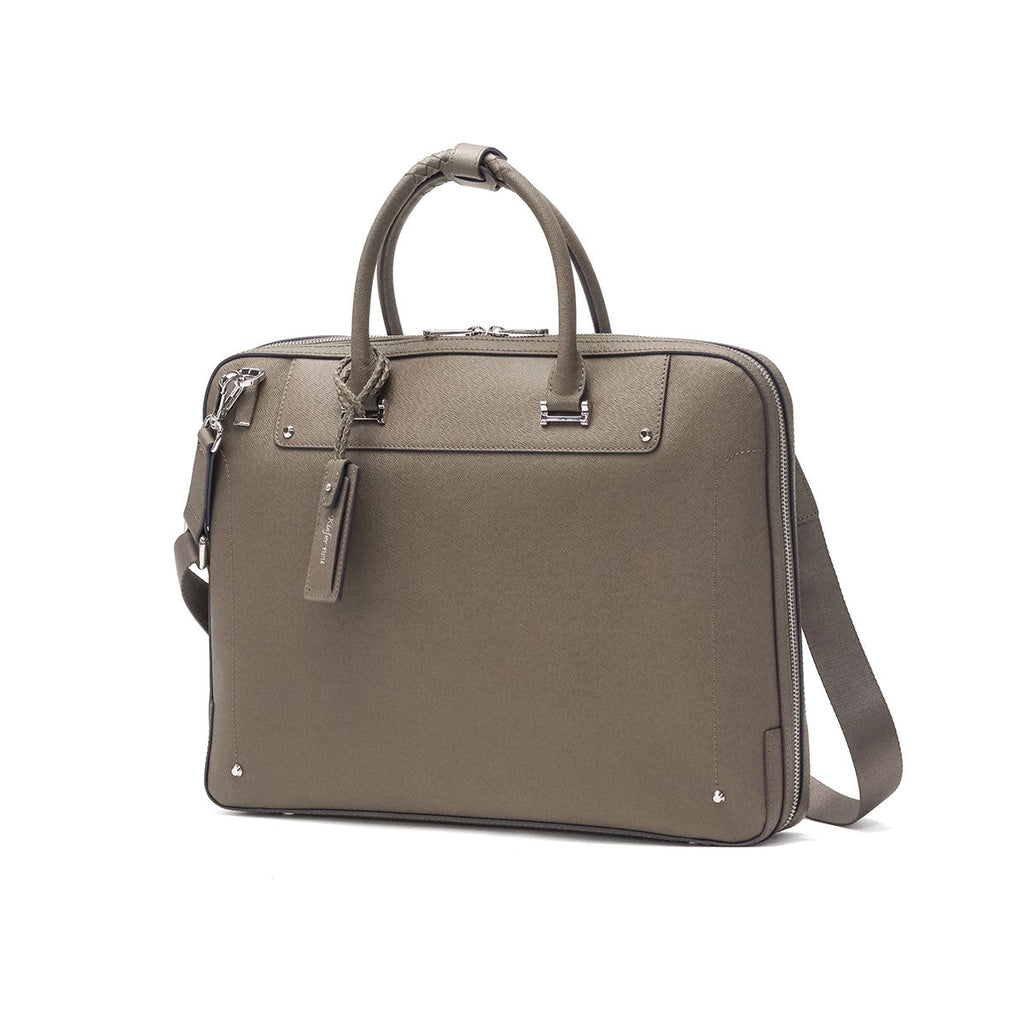 【美品】Kiefer neu　ブリーフケースB4 キーファーノイ Kiefer neu レザーミニブリーフケース Ciao キーファーノイ