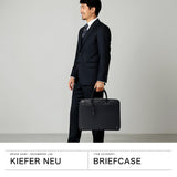 キーファーノイ ブリーフケース メンズ 本革 薄マチ A4 Kiefer neu バッグ ビジネスバッグ 大容量 通勤バッグ ブランド B4 ファスナー 2WAY ショルダー 通勤 ビジネス 革 薄型 シンプル Sottile ブリーフケース(M) KFN8001S