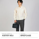 キーファーノイ ブリーフケース メンズ レディース 本革 軽量 薄マチ Kiefer neu ビジネスバッグ 革 B5 レザー ビジネス バッグ 通勤 シンプル 上品 コンパクト 小さめ ブランド ファスナー Sottile ミニブリーフ KFN8003S