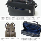 キーファーノイ ショルダーバッグ メンズ レディース ブランド Kiefer neu 斜めがけ 小さめ 大人 軽量 かっこいい 2WAY 本革 革 レザー A5 ショルダー バッグ 横長 ミニショルダー Sottile Box2wayミニショルダー KFN8006S