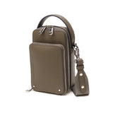 Kiefer Neu Shoulder Bag for Men and Women Brand Kiefer neu Crossbody Small Adult Lightweight Cool Genuine Leather Leather Shoulder Bag Crossbody Vertical Mini Smartphone Pouch Sottile Vertical Box Mini Shoulder KFN8008S