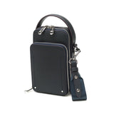 Kiefer Neu Shoulder Bag for Men and Women Brand Kiefer neu Crossbody Small Adult Lightweight Cool Genuine Leather Leather Shoulder Bag Crossbody Vertical Mini Smartphone Pouch Sottile Vertical Box Mini Shoulder KFN8008S