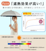 キザワ 折りたたみ傘 傘 レディース 軽量 晴雨兼用 折りたたみ 完全遮光 KIZAWA 遮光 無地 2WAY 長傘 遮光率100% UVカット率100% UPF50+ 撥水 8本骨 nino bicolor 2段式 折りたたみ日傘 25019-021