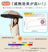 キザワ 折りたたみ傘 傘 レディース 軽量 晴雨兼用 折りたたみ 完全遮光 KIZAWA 遮光 無地 2WAY 長傘 遮光率100% UVカット率100% UPF50+ 撥水 8本骨 nino single frill 2段式 折りたたみ日傘 25019-031