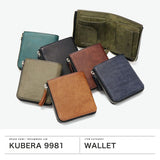 【正規品1年保証】 クベラ 9981 財布 メンズ レディース ブランド KUBERA 9981 コンパクト ファスナー 本革 牛革 小さい シンプル おしゃれ 大人 日本製 MINI.1 プエブロ Lファスナー ミニ財布 51601
