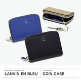 ランバン オン ブルー コインケース メンズ 革 レザー ブランド LANVIN en Bleu 本革 牛革 小銭入れ パスケース おしゃれ 軽量 軽い コンパクト カードケース パスケース 鍵 ワグラムII 504612