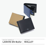 ランバン オン ブルー 財布 メンズ 二つ折り コンパクト LANVIN en Bleu 二つ折り財布 ブランド カードがたくさん入る 本革 革 牛革 ミニ 軽量 軽い 小銭入れ カード シンプル おしゃれ 大人 ワグラムII 504614