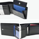 ランバン オン ブルー 財布 メンズ 二つ折り コンパクト LANVIN en Bleu 二つ折り財布 ブランド カードがたくさん入る 本革 革 牛革 ミニ 軽量 軽い 小銭入れ カード シンプル おしゃれ 大人 ワグラムII 504614