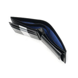 ランバン オン ブルー 財布 メンズ 二つ折り コンパクト LANVIN en Bleu 二つ折り財布 ブランド カードがたくさん入る 本革 革 牛革 ミニ 軽量 軽い 小銭入れ カード シンプル おしゃれ 大人 ワグラムII 504614