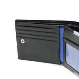 ランバン オン ブルー 財布 メンズ 二つ折り コンパクト LANVIN en Bleu 二つ折り財布 ブランド カードがたくさん入る 本革 革 牛革 ミニ 軽量 軽い 小銭入れ カード シンプル おしゃれ 大人 ワグラムII 504614