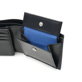 ランバン オン ブルー 財布 メンズ 二つ折り コンパクト LANVIN en Bleu 二つ折り財布 ブランド カードがたくさん入る 本革 革 牛革 ミニ 軽量 軽い 小銭入れ カード シンプル おしゃれ 大人 ワグラムII 504614