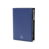 ランバン オン ブルー 財布 メンズ 二つ折り LANVIN en Bleu 二つ折り財布 ブランド カードがたくさん入る 本革 革 牛革 軽い 軽量 小銭入れ カード シンプル おしゃれ 大人 ミドルウォレット ワグラムII 504615