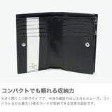 ランバン オン ブルー 財布 メンズ 二つ折り LANVIN en Bleu 二つ折り財布 ブランド カードがたくさん入る 本革 革 牛革 軽い 軽量 小銭入れ カード シンプル おしゃれ 大人 ミドルウォレット ワグラムII 504615