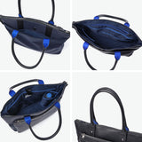 ランバン オン ブルー トートバッグ メンズ 大きめ ファスナー付き A4 B4 LANVIN en Bleu バッグ カジュアル ブランド ビジネス 大きめ 本革 ナイロン 大人 上品 おしゃれ 肩掛け 手持ち トート レイト 511701