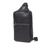 ランバン オン ブルー ボディバッグ メンズ LANVIN en Bleu バッグ ブランド 本革 レザー おしゃれ 斜めがけ ショルダーバッグ 縦型 大人 上品 カジュアル シンプル A5 レイト ワンショルダー 511901