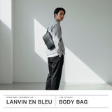 ランバン オン ブルー ボディバッグ メンズ LANVIN en Bleu バッグ ブランド 本革 レザー おしゃれ 斜めがけ ショルダーバッグ 縦型 大人 上品 カジュアル シンプル A5 レイト ワンショルダー 511901