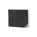 Lanvin pada dompet bifold biru untuk lelaki jenama lanvin en bleu dompet kulit tulen mudah untuk menggunakan kulit padat kulit dewasa lipat kulit dompet langsing tipis duit syiling nipis dompet ringan ringan aqua 513622