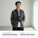 ランバン オン ブルー ショルダーバッグ メンズ レディース 斜めがけバッグ LANVIN en Bleu ブランド 小さめ 斜めがけ 大人 軽量 軽い ショルダー バッグ 合皮 撥水 耐水 ドレッセ ミニショルダーバッグ 515111
