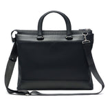 ランバン オン ブルー ビジネスバッグ メンズ LANVIN en Bleu A4 2WAY ビジネス ビジカジ ノートPC ブリーフケース 2WAY ショルダー 斜めがけ ブランド おしゃれ 通勤 出張 自立 PVC ストライプ バンプ 517521