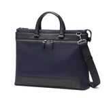 LANVIN on Blue Business Bag Men's LANVIN en Bleu 2WAY Business Casual Laptop Briefcase 2WAY Shoulder Crossbody Brand Stylish Commuting Business Trip Self-Supporting PVC Stripe B4 A4 Bump 517522