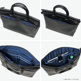 ランバン オン ブルー ビジネスバッグ メンズ LANVIN en Bleu 2WAY ビジネス ビジカジ ノートPC ブリーフケース 2WAY ショルダー 斜めがけ ブランド おしゃれ 通勤 出張 自立 PVC ストライプ B4 A4 バンプ 517522