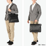 ランバン オン ブルー ビジネスバッグ メンズ LANVIN en Bleu 2WAY ビジネス ビジカジ ノートPC ブリーフケース 2WAY ショルダー 斜めがけ ブランド おしゃれ 通勤 出張 自立 PVC ストライプ B4 A4 バンプ 517522