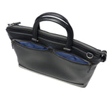 ランバン オン ブルー ビジネスバッグ メンズ LANVIN en Bleu 2WAY ビジネス ビジカジ ノートPC ブリーフケース 2WAY ショルダー 斜めがけ ブランド おしゃれ 通勤 出張 自立 PVC ストライプ B4 A4 バンプ 517522