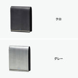 ランバン オン ブルー 二つ折り財布 メンズ LANVIN en Bleu 小銭入れあり ブランド レザー 本革 牛革 革 財布 折り財布 ウォレット おしゃれ 軽量 カード ガンメタル シンプル 大人 レノア 518612