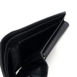 ランバン オン ブルー 二つ折り財布 メンズ LANVIN en Bleu 小銭入れあり ブランド レザー 本革 牛革 革 財布 折り財布 ウォレット おしゃれ 軽量 カード ガンメタル シンプル 大人 レノア 518612