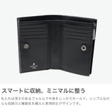 ランバン オン ブルー 二つ折り財布 メンズ LANVIN en Bleu 小銭入れあり ブランド レザー 本革 牛革 革 財布 折り財布 ウォレット おしゃれ 軽量 カード ガンメタル シンプル 大人 レノア 518613