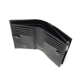 ランバン オン ブルー 二つ折り財布 メンズ LANVIN en Bleu 小銭入れあり ブランド レザー 本革 牛革 革 財布 折り財布 ウォレット おしゃれ 軽量 カード ガンメタル シンプル 大人 レノア 518613