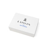 ランバン オン ブルー 二つ折り財布 メンズ LANVIN en Bleu 小銭入れあり ブランド レザー 本革 牛革 革 財布 折り財布 ウォレット おしゃれ 軽量 カード ガンメタル シンプル 大人 レノア 518613