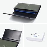ランバン オン ブルー 名刺入れ メンズ 本革 LANVIN en Bleu ブランド 薄型 スリム レザー 牛革 カードケース かぶせ 大人 ビジネス 上品 おしゃれ シンプル 革小物 型押し ロゴ ディアブロ 名刺 519601