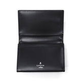 ランバン オン ブルー 名刺入れ メンズ 本革 LANVIN en Bleu ブランド 薄型 スリム レザー 牛革 カードケース かぶせ 大人 ビジネス 上品 おしゃれ シンプル 革小物 型押し ロゴ ディアブロ 名刺 519601