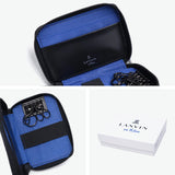 ランバン オン ブルー キーケース メンズ スマートキー 革 LANVIN en Bleu カード 免許証 ブランド おしゃれ 本革 牛革 レザー ファスナー 大きめ カードケース 一体型 4連 鍵入れ ロゴ ディアブロ 519602